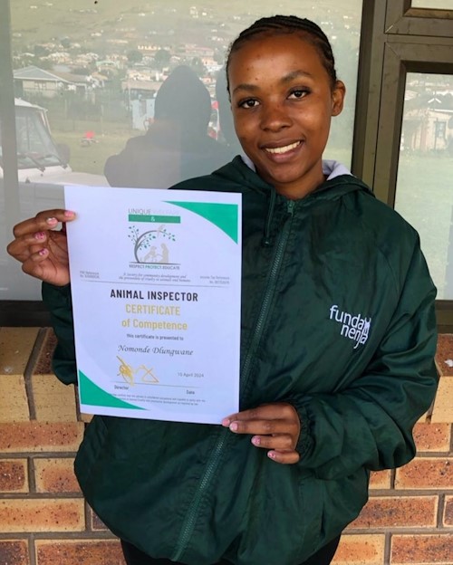 nomonde dlungwane animal welfare education officer