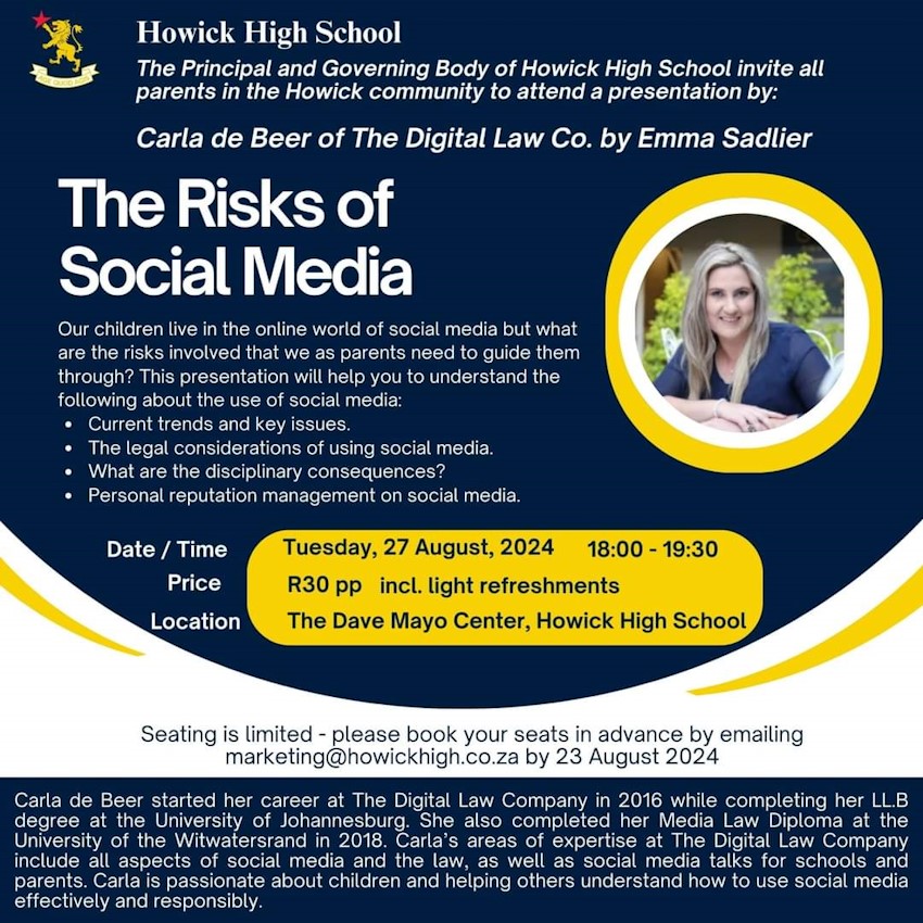 risks of social media event