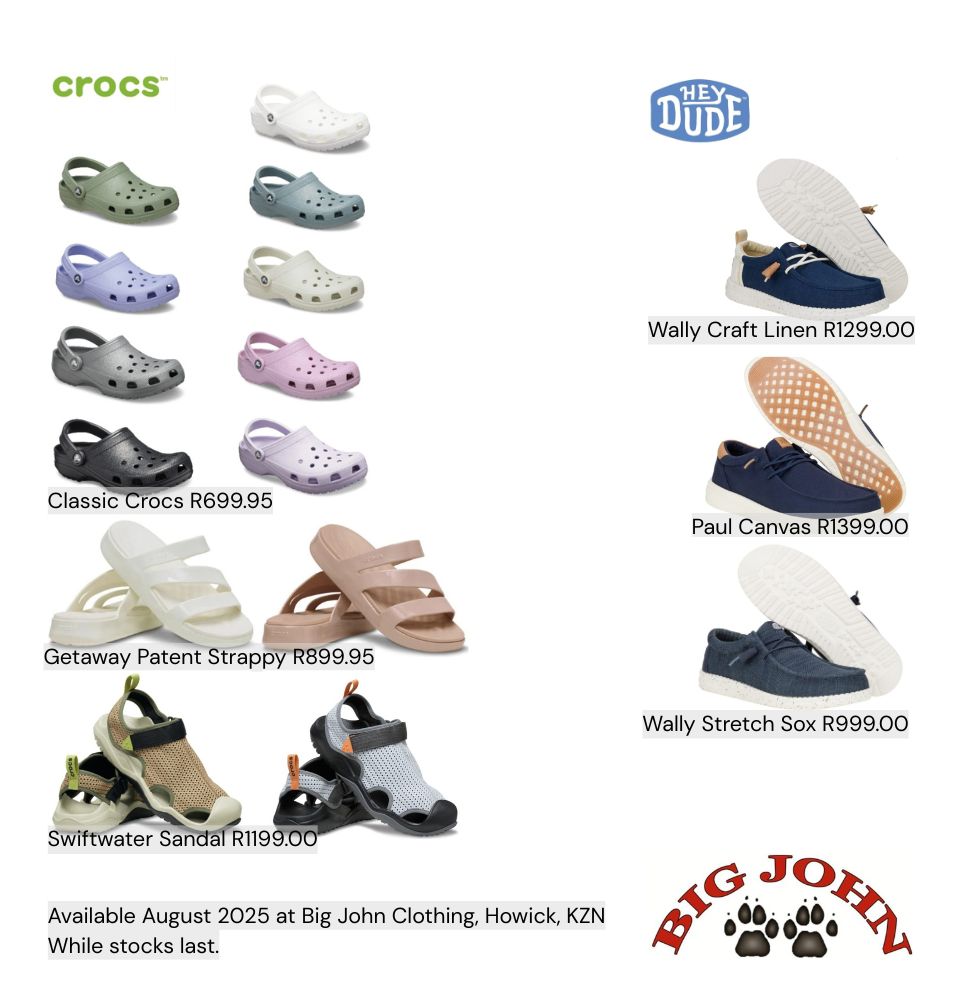 shoes at big john clothing howick aug 2025