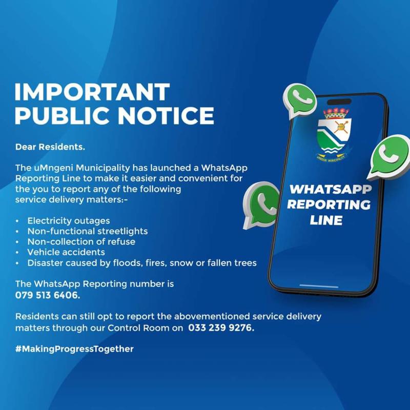 electricity refuse etc umngeni