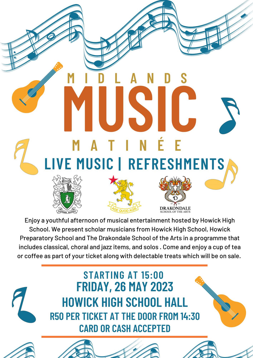 26 may music at howick high