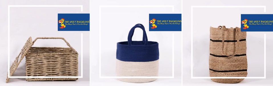baskets at the ugly duckling